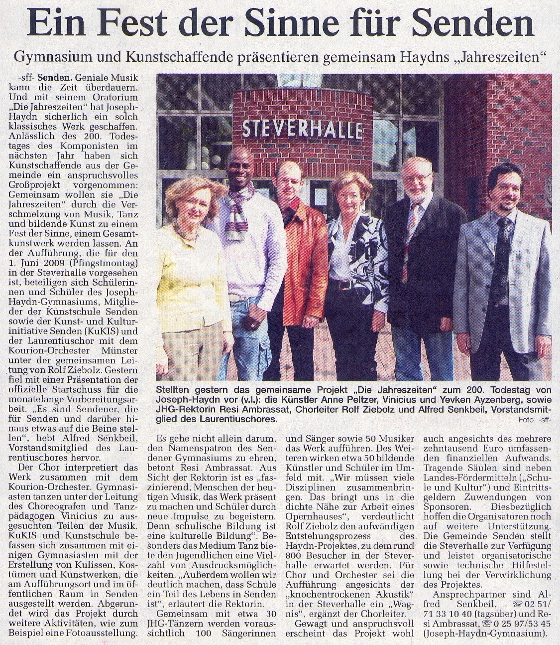 Westfälische Nachrichten vom 09.09.2008